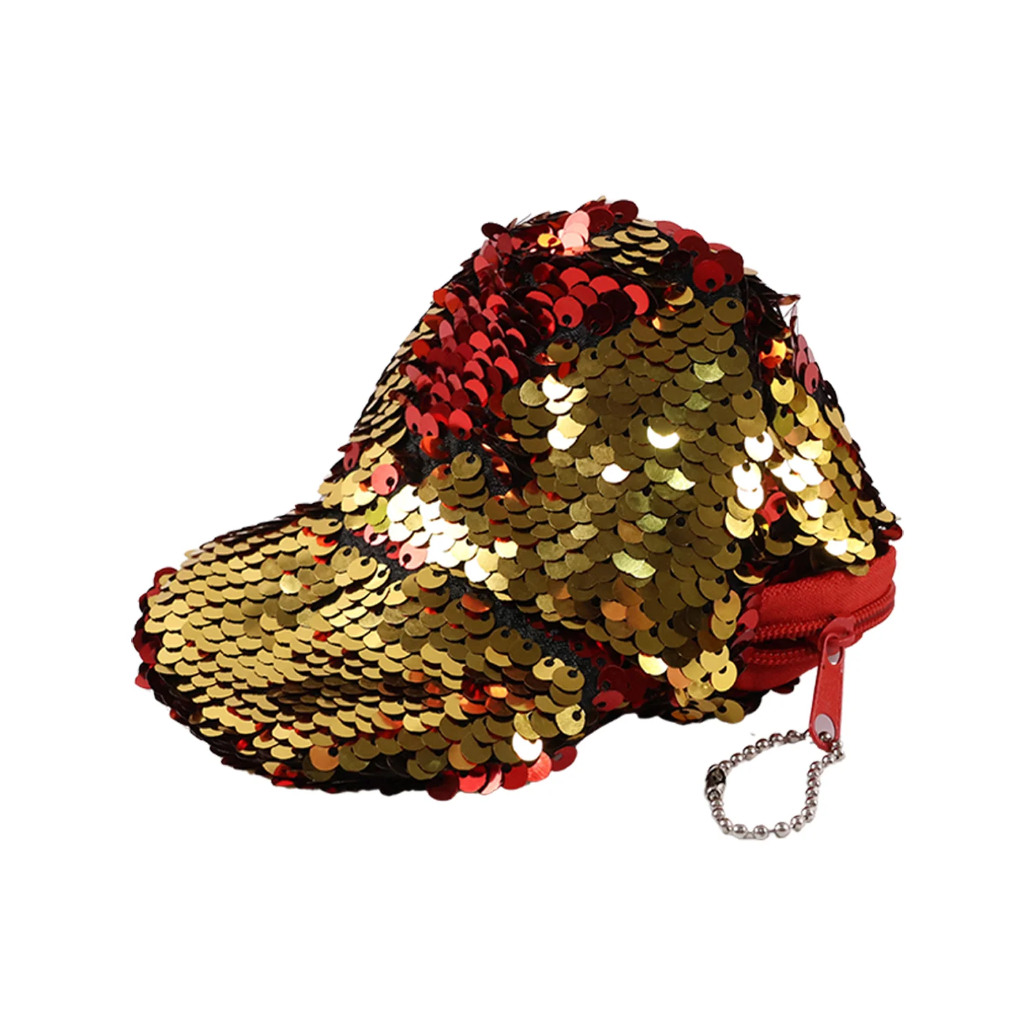 Stylish Sequin Mini Cap-Shaped Coin Purse (1 Pc) - Image 5
