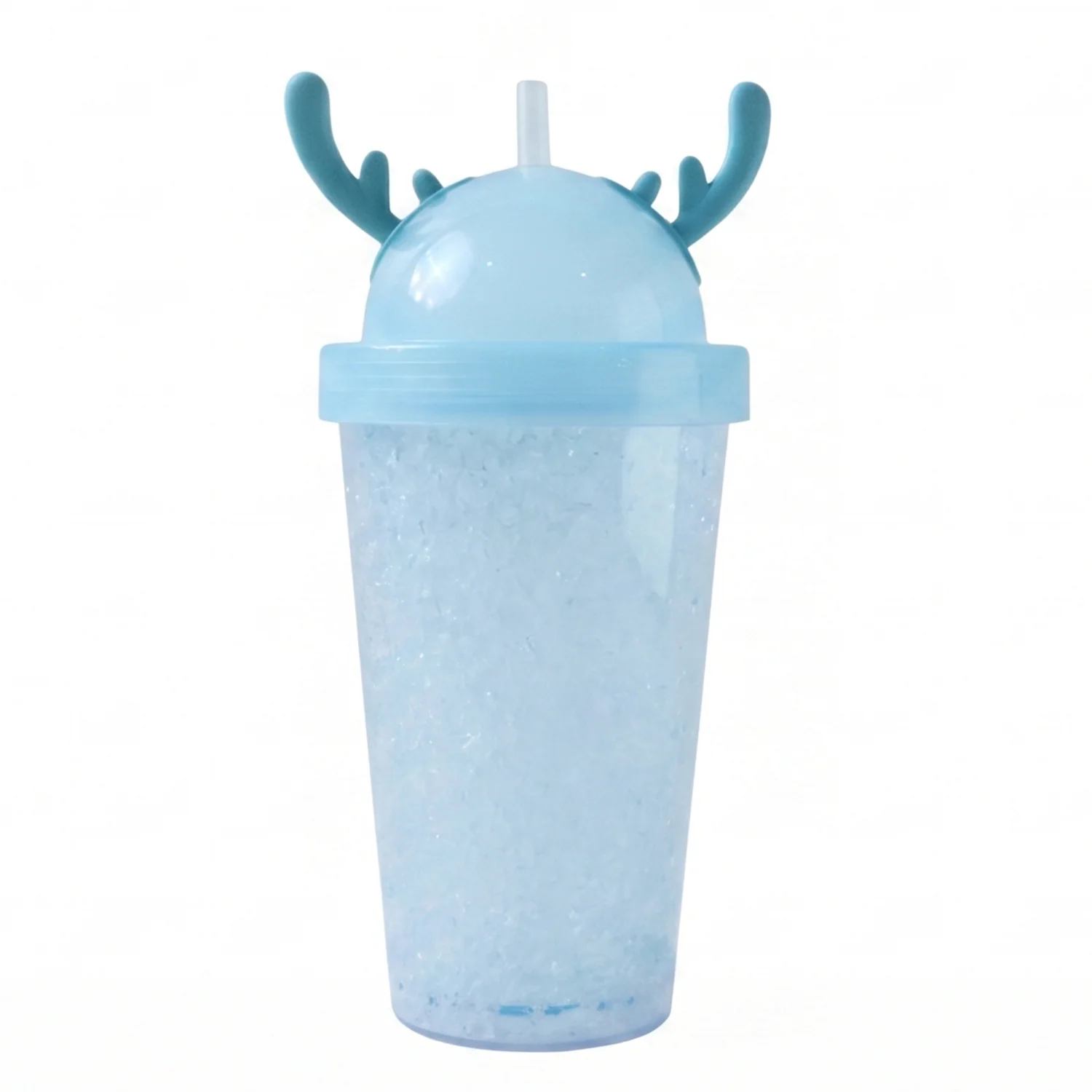 Cute 500ml Swizzy Jelly Tumbler with Straw for Cold Beverages - Image 4