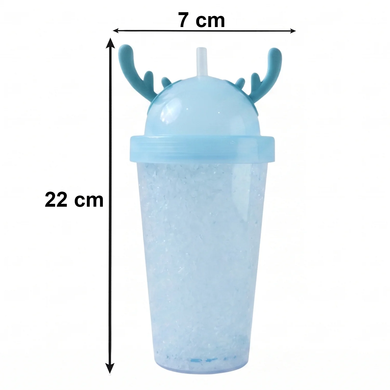 Cute 500ml Swizzy Jelly Tumbler with Straw for Cold Beverages - Image 6