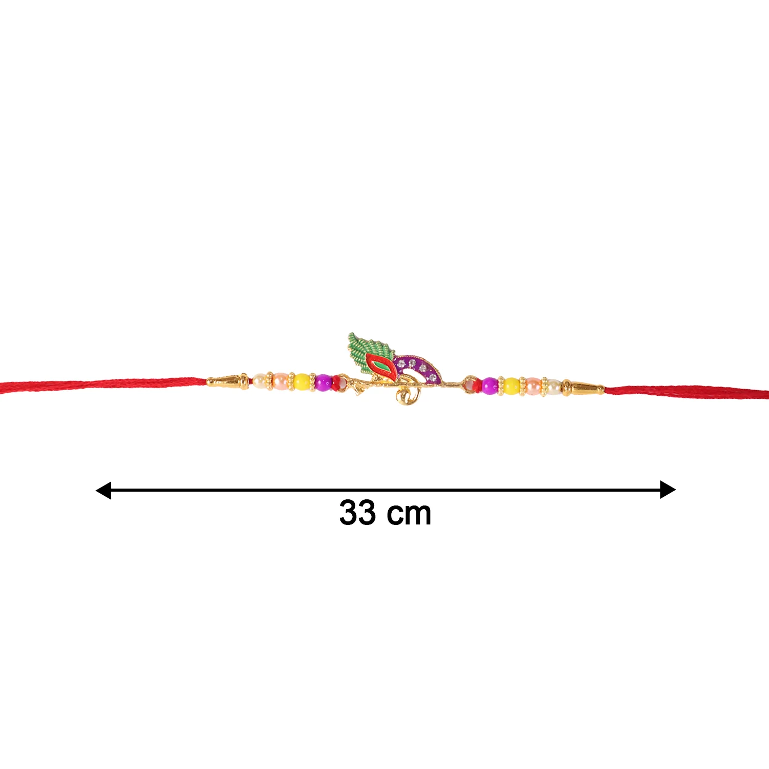 Stylish Traditional Design Rakhi (1 Pc) - Image 7