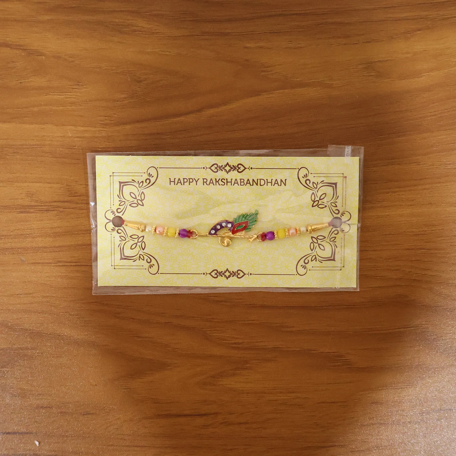 Stylish Traditional Design Rakhi (1 Pc) - Image 8