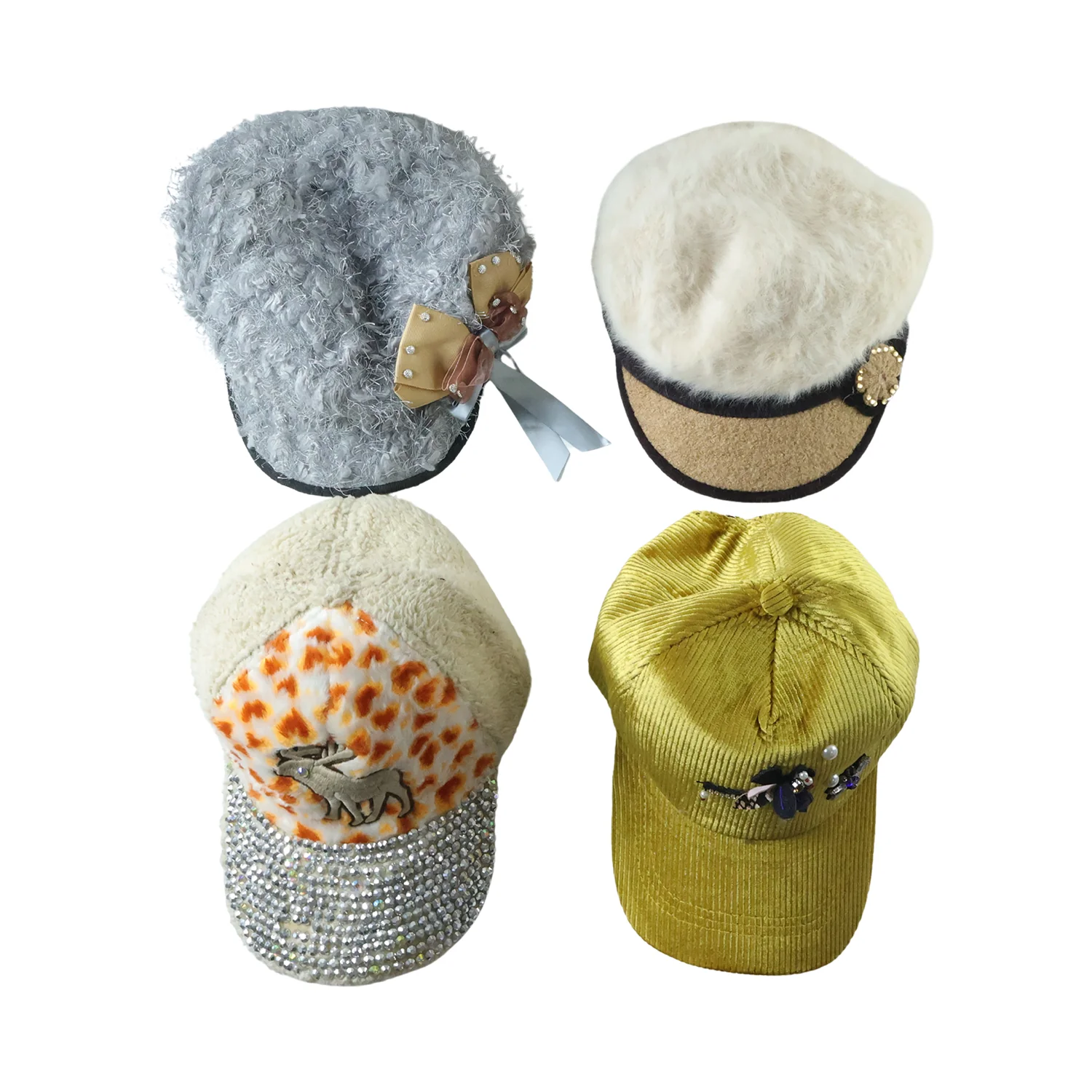 Stylish Winter And Summer Designer Cap (1 Pc, Mix Design) - Image 4