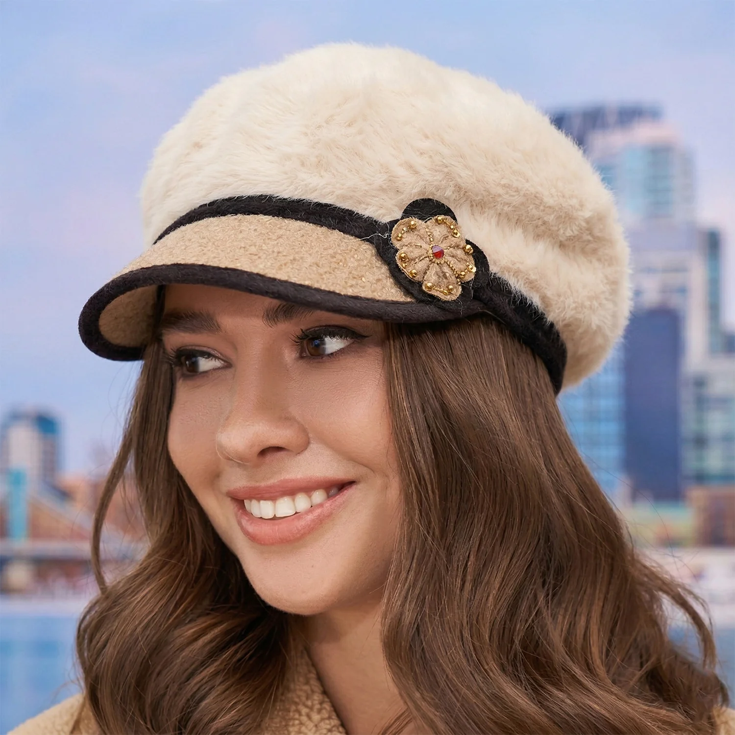 Stylish Winter And Summer Designer Cap (1 Pc, Mix Design) - Image 5