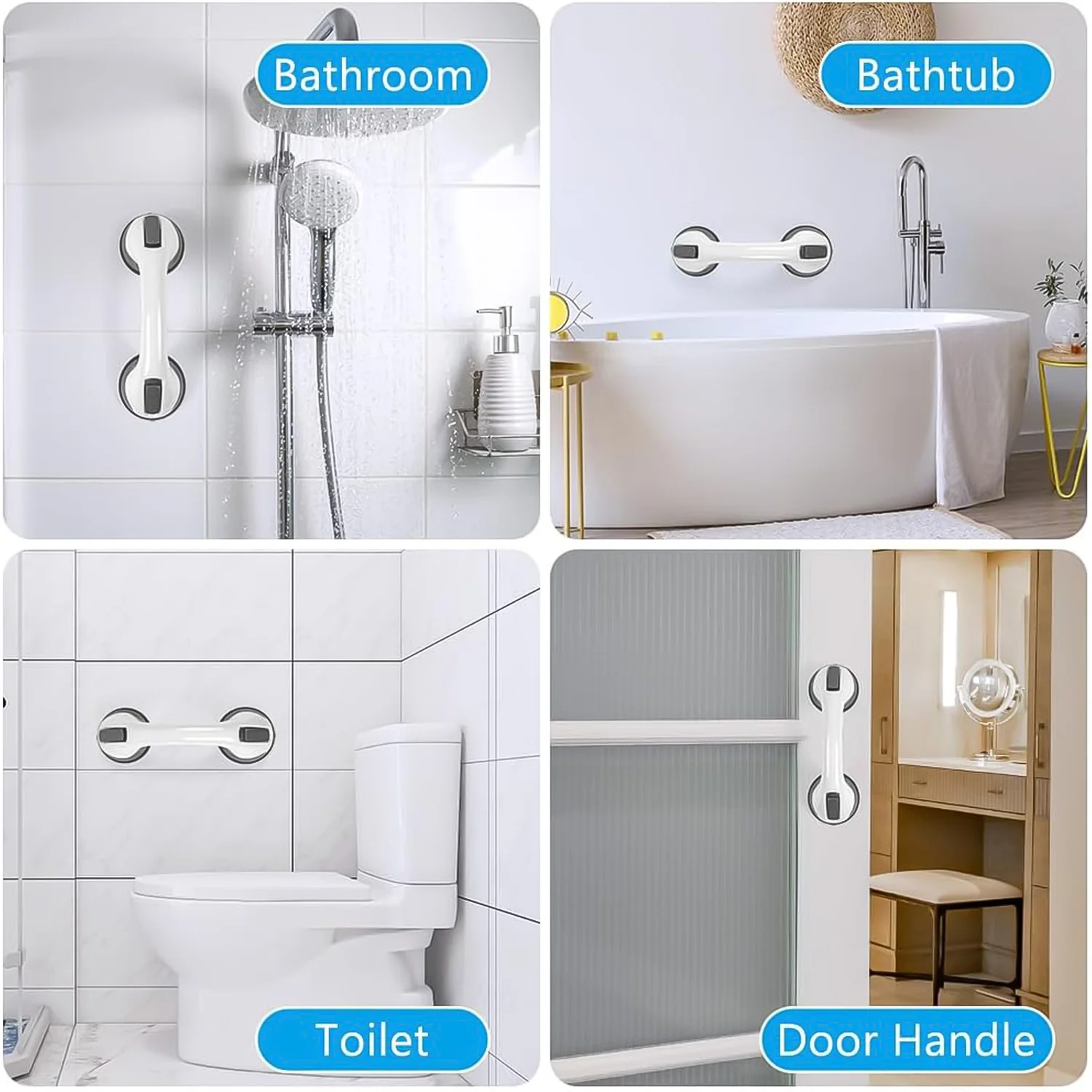 Suction Grab Bar Handle for Bathroom Safety (1 Pc) - Image 4