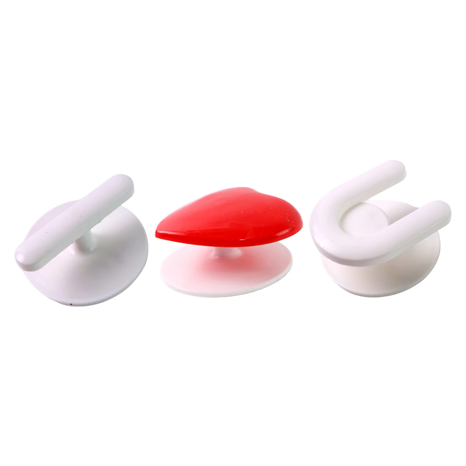 Adhesive Wall Hook Set  For KItchen, Bathroom & Home (3pc) - Image 6
