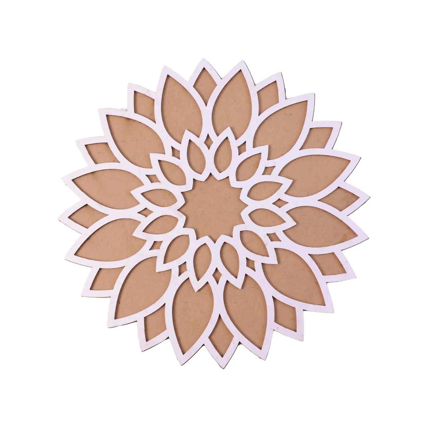 Sun Mandala Rangoli Stencil (12 Inch) | Reusable MDF Template for Diwali Entrance Decor - Image 5