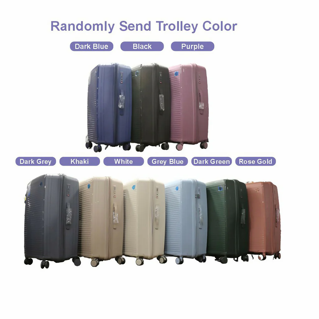 Sun Polo Class 28 Inch Hard Shell Trolley Bag Wheels & Telescopic Handle – Multicolor - Image 5