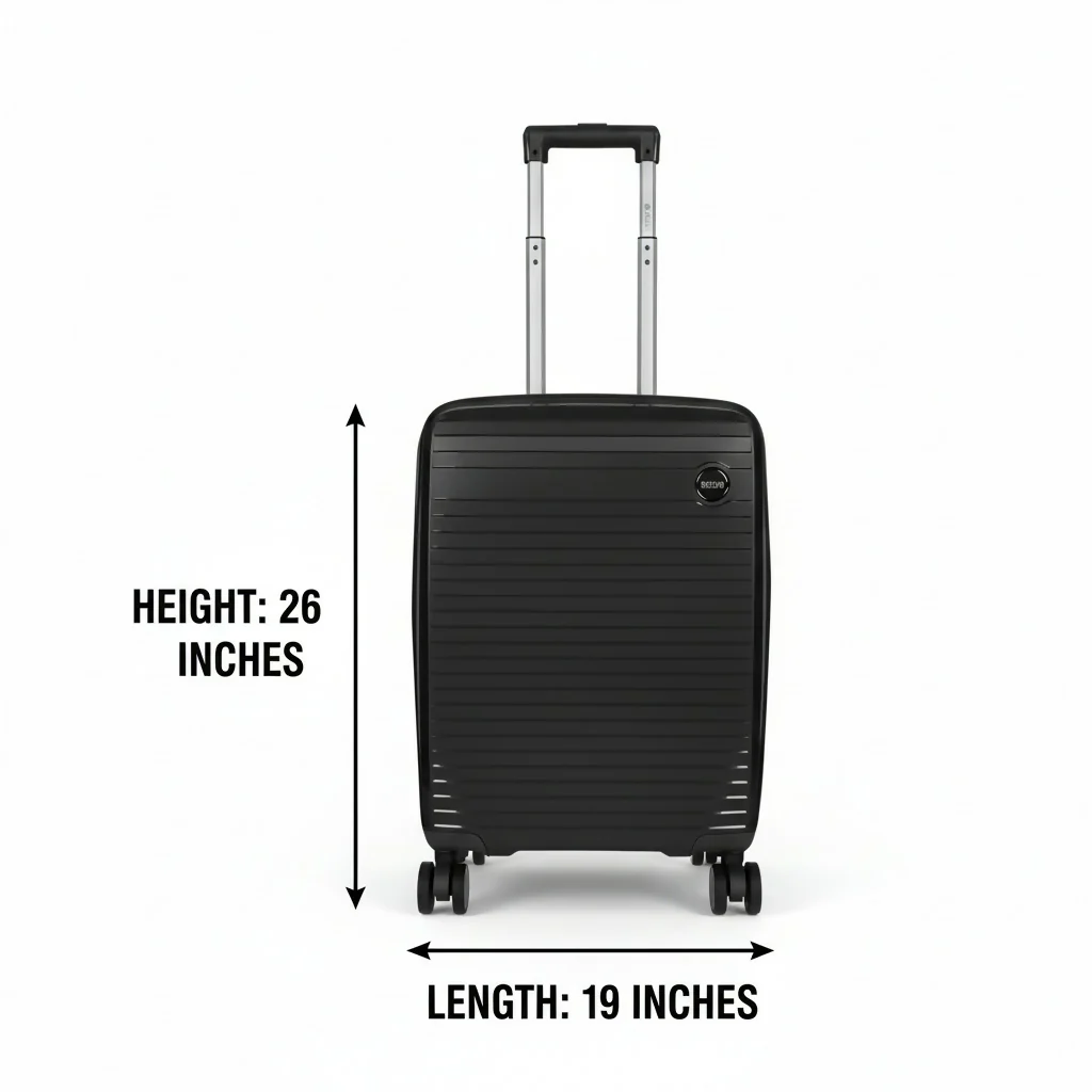 Sun Polo Class 28 Inch Hard Shell Trolley Bag Wheels & Telescopic Handle – Multicolor - Image 6