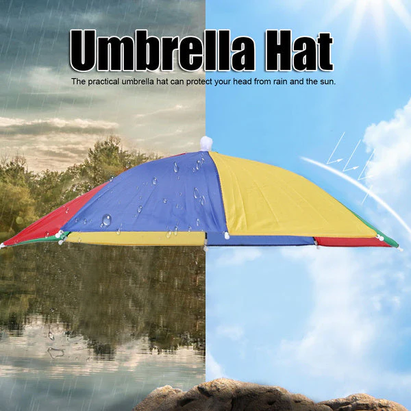 Hands Free Umbrella Hat to Protect from Sun & Rain - Image 6