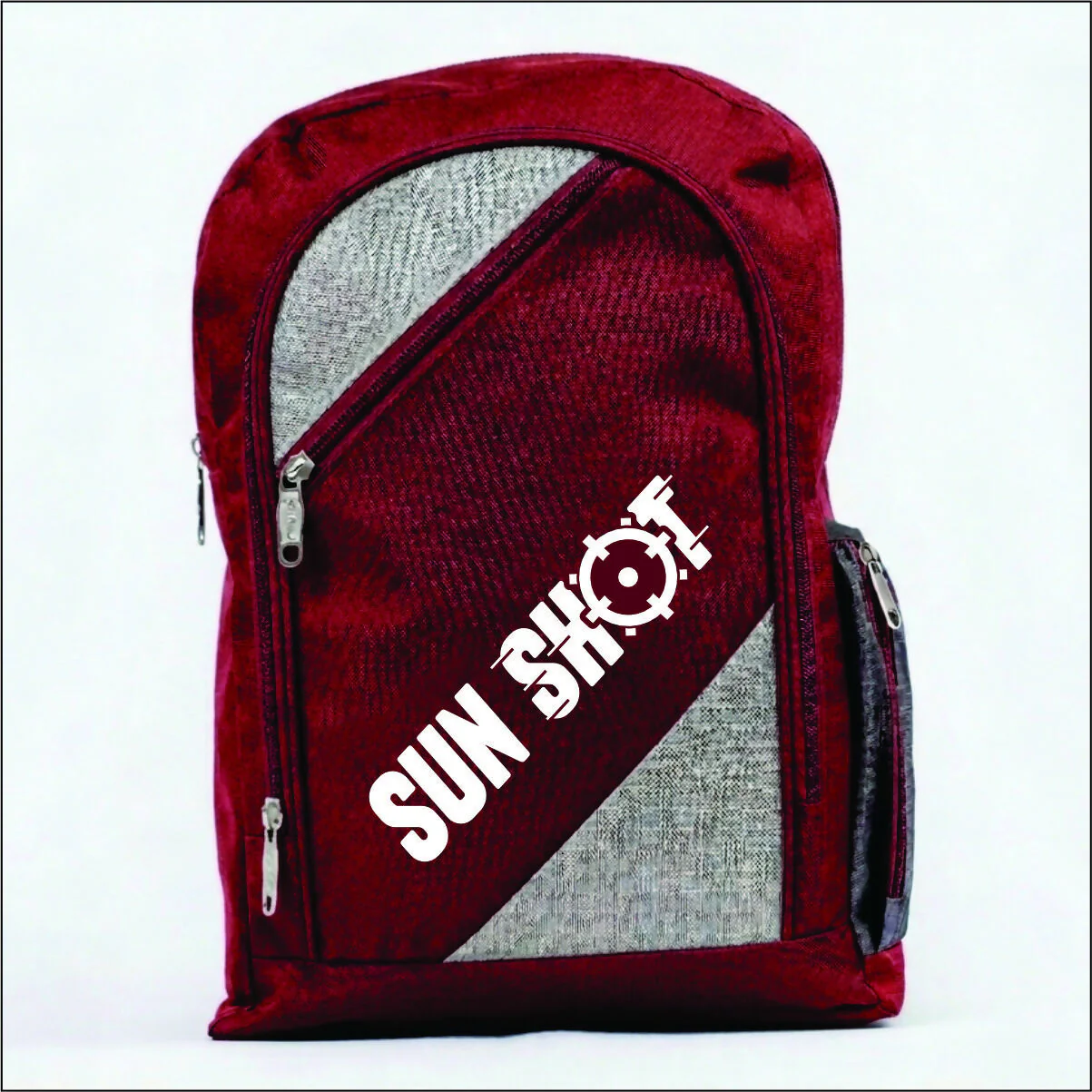 SUN SHOOT Stylish Backpack for Men & Women Multi Pocket Travel Daypack Bag - Image 4