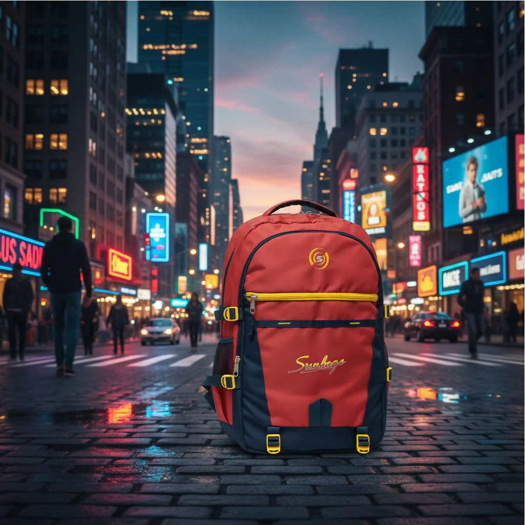 Sunbags Trekking Backpack with Laptop Sleeve & Multi Compartments - Image 3