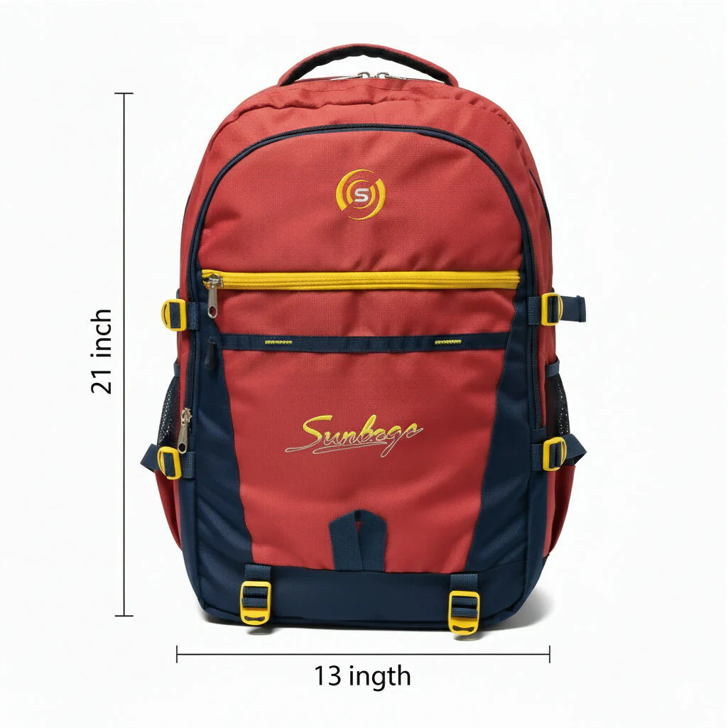 Sunbags Trekking Backpack with Laptop Sleeve & Multi Compartments - Image 4