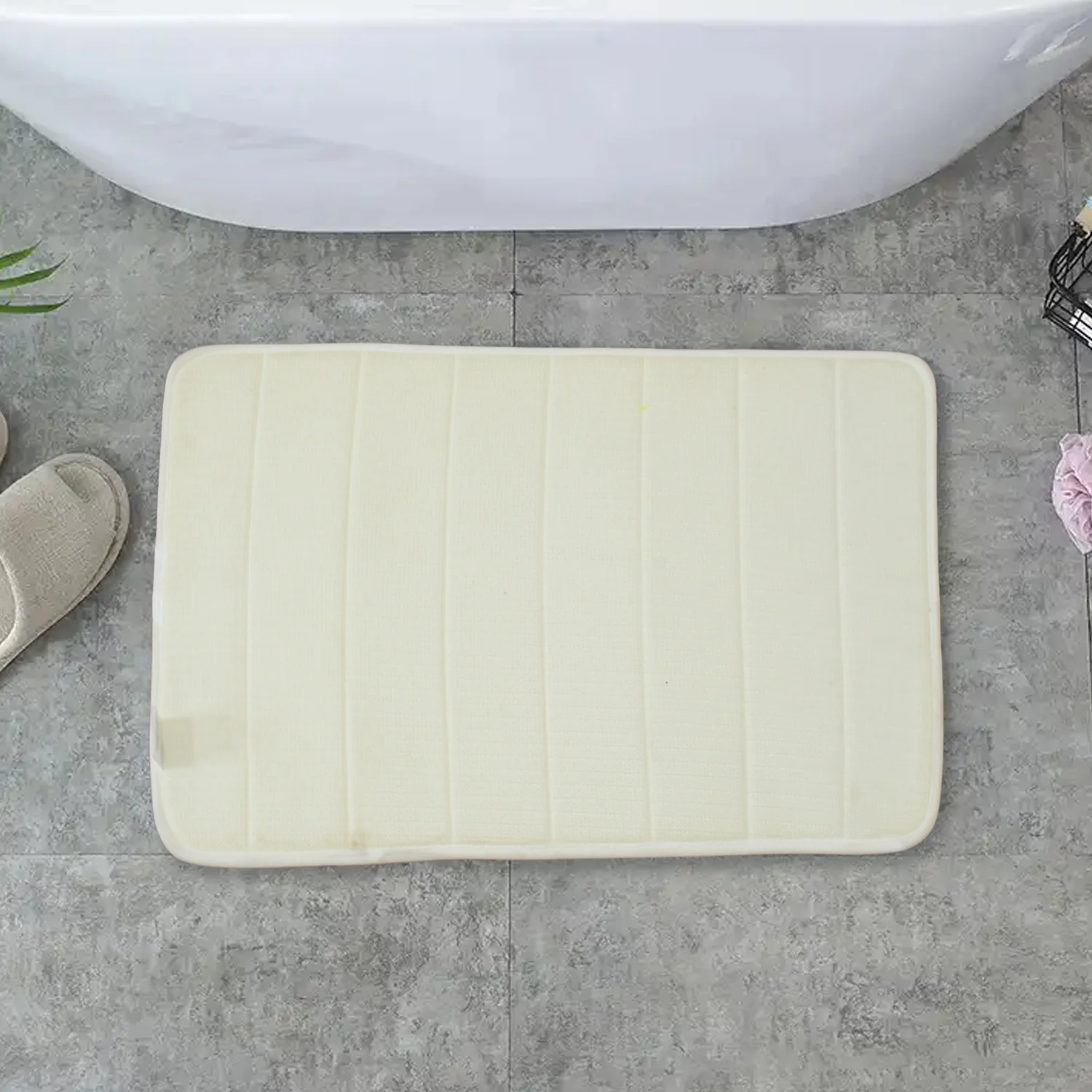 Super Absorbent Floor Mat Non-Slip Mat, Bath Mat, Instant Drying Mat, Bathroom Rug, Absorbent Bath Mat, Suitable for Bathroom, Kitchen, Door Mat - Image 5
