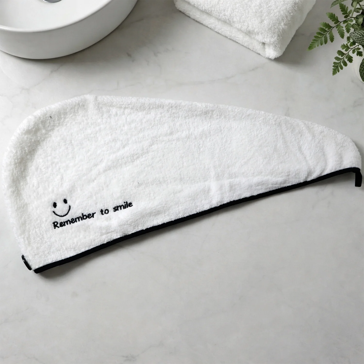 Super Absorbent Microfiber Hair Drying Towel Wrap (1 Pc) - Image 8