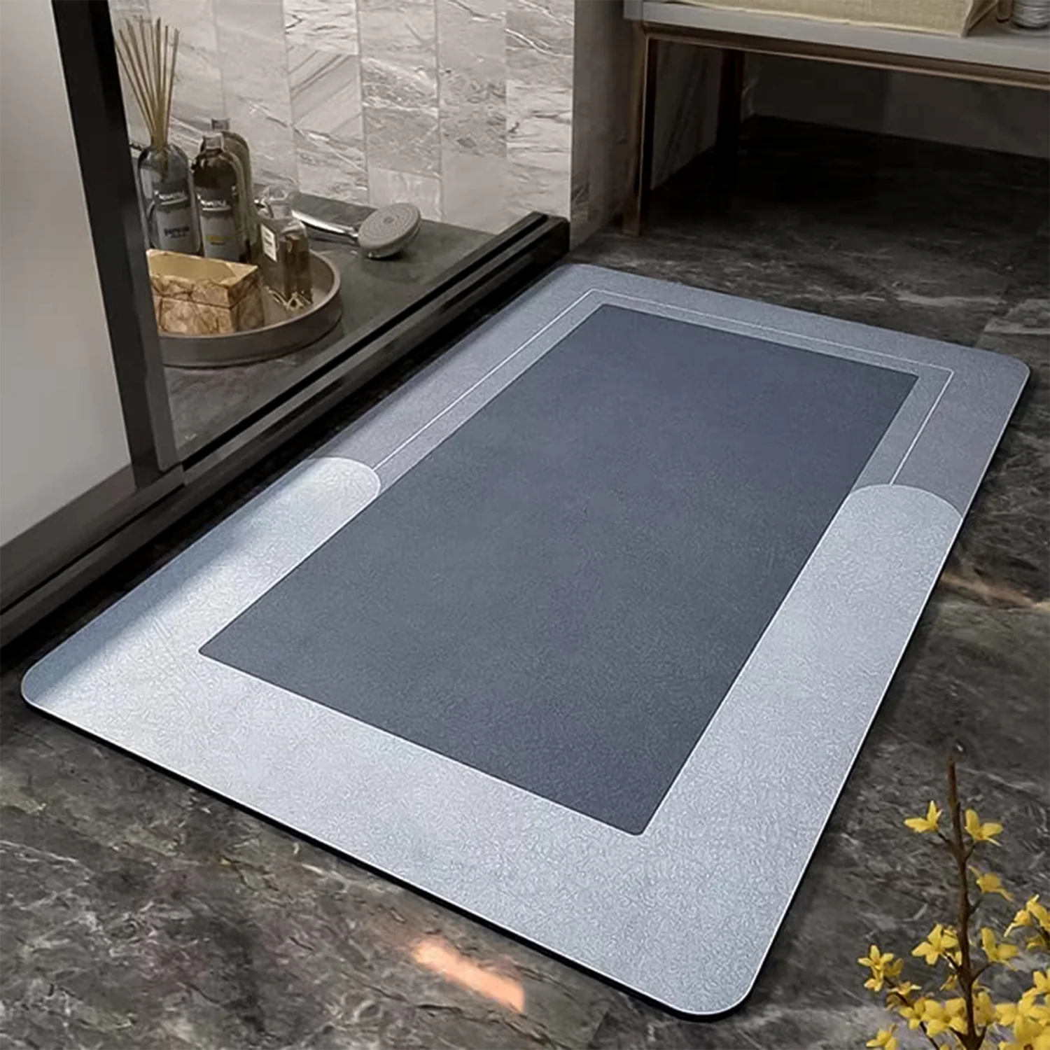 Super-Absorbent Quick-Dry Bathroom Floor Mat - (1 Pc / 80x50 Cm) - Image 3