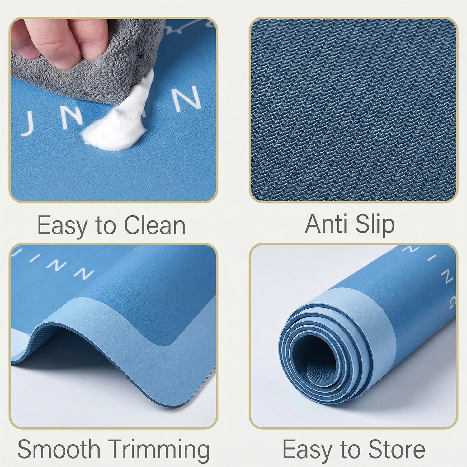 Super Absorbent Water Soaking Bathroom Floor Mat (1 Pc, 120x74 Cm) - Image 4