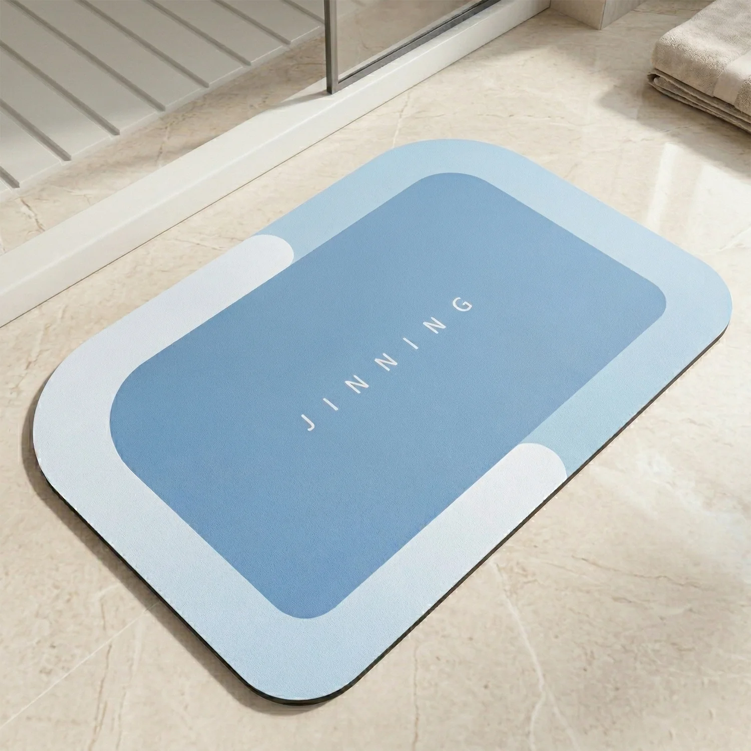Super Absorbent Water Soaking Bathroom Floor Mat (1 Pc, 120x74 Cm) - Image 8