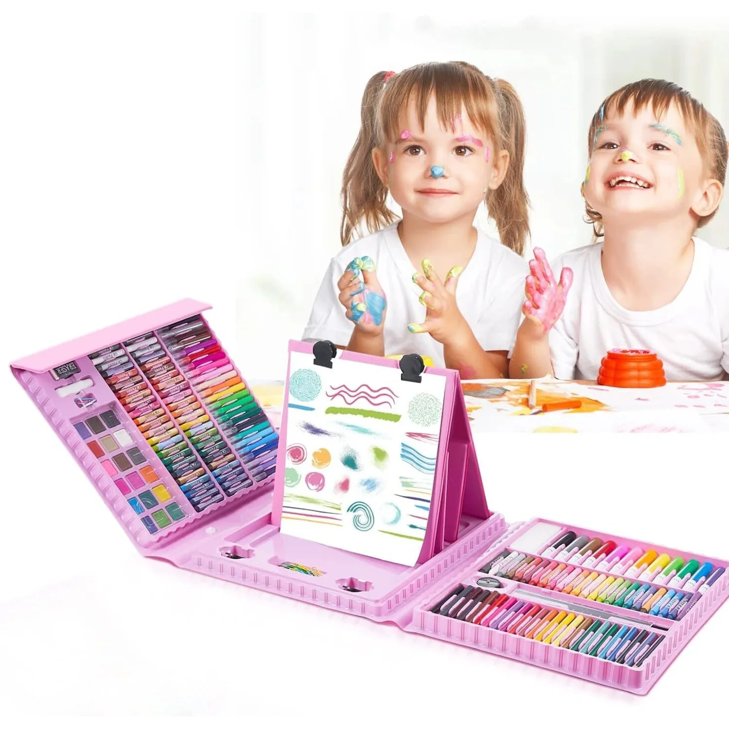 Super Mega Art & Craft Drawing Coloring Kit (208 Pc) - Image 6