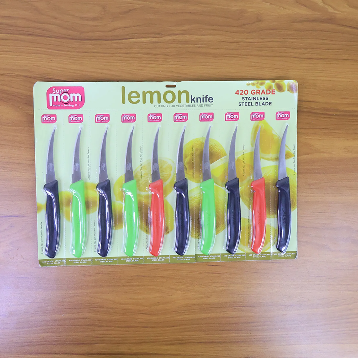 Supermom Stainless Steel Lemon Knife, Chhari (10 Pc / Set) - Image 8