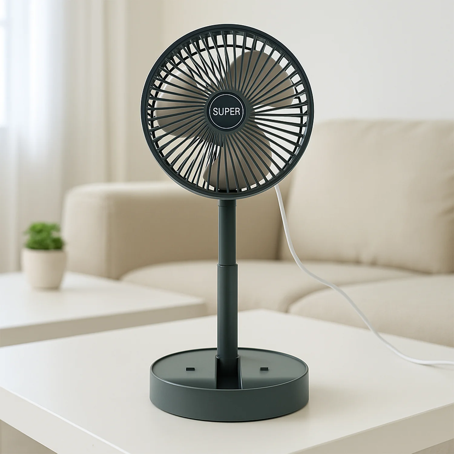 Super Multi-Function Folding Fan (1 Pc) - Image 3