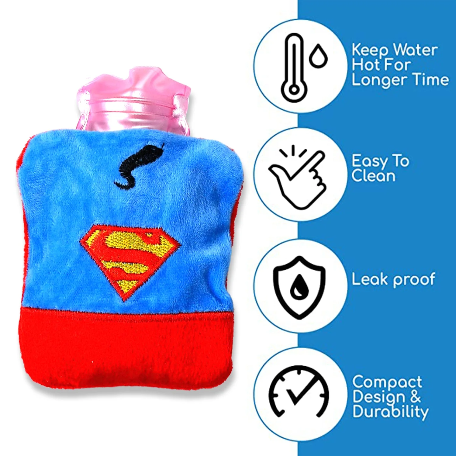 Mix design Fun Emoji Relief (1 Pc): Mini Hot Water Bag for Aches & Pains - Image 6