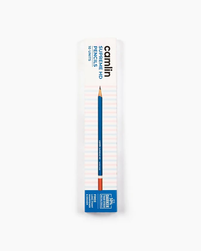 Superme hd Wooden Pencil With Sharpener and Eraser - Image 8