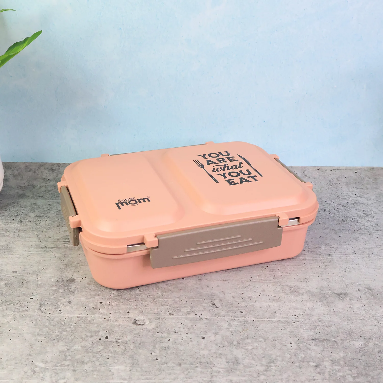 Supermom 2 Partition Stainless Steel Lunch Box - Image 6