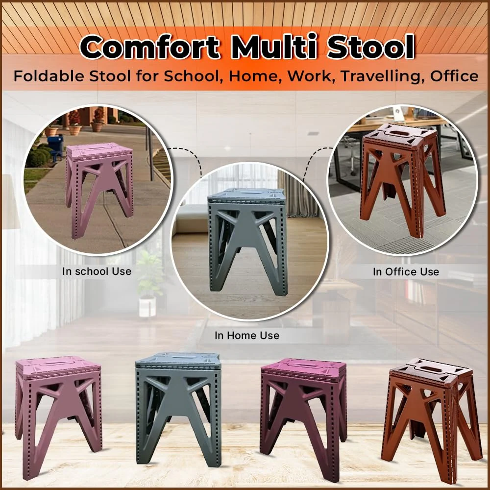 Supermom Comfort Multi-Purpose Folding Stool (18 Inch) - Image 7