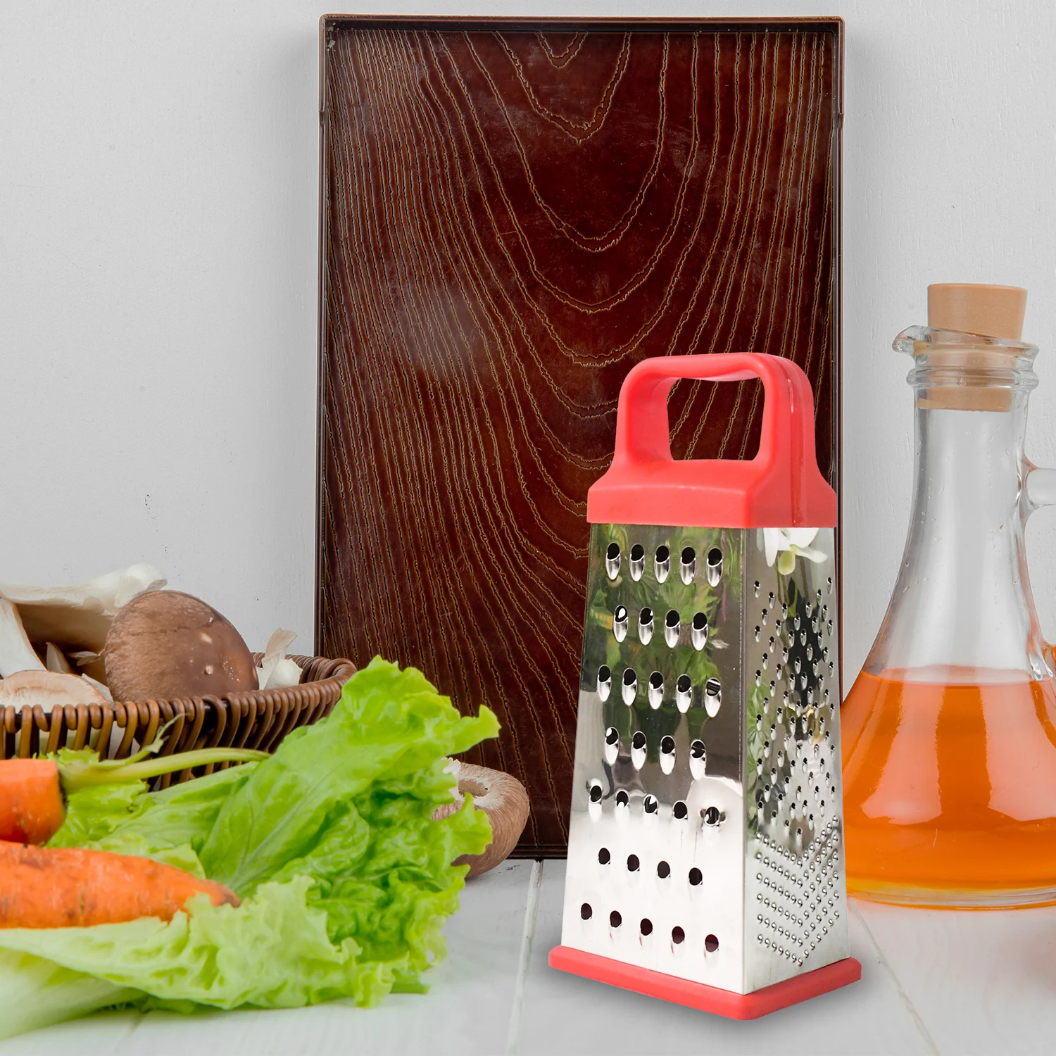 Supermom 5-in-1 Comfort Stainless Steel Grater and Slicer - Image 3