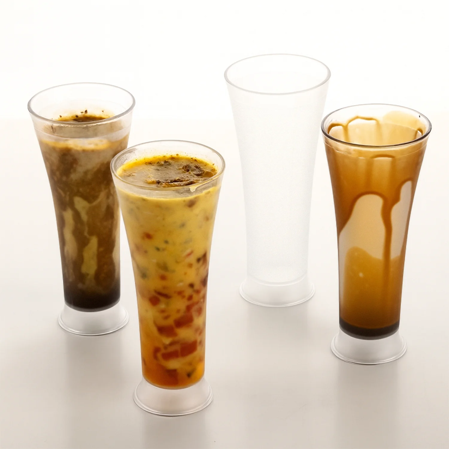 Supermom Plastic Faluda Matt Glass Set (300ML / 6 Pc) - Image 4