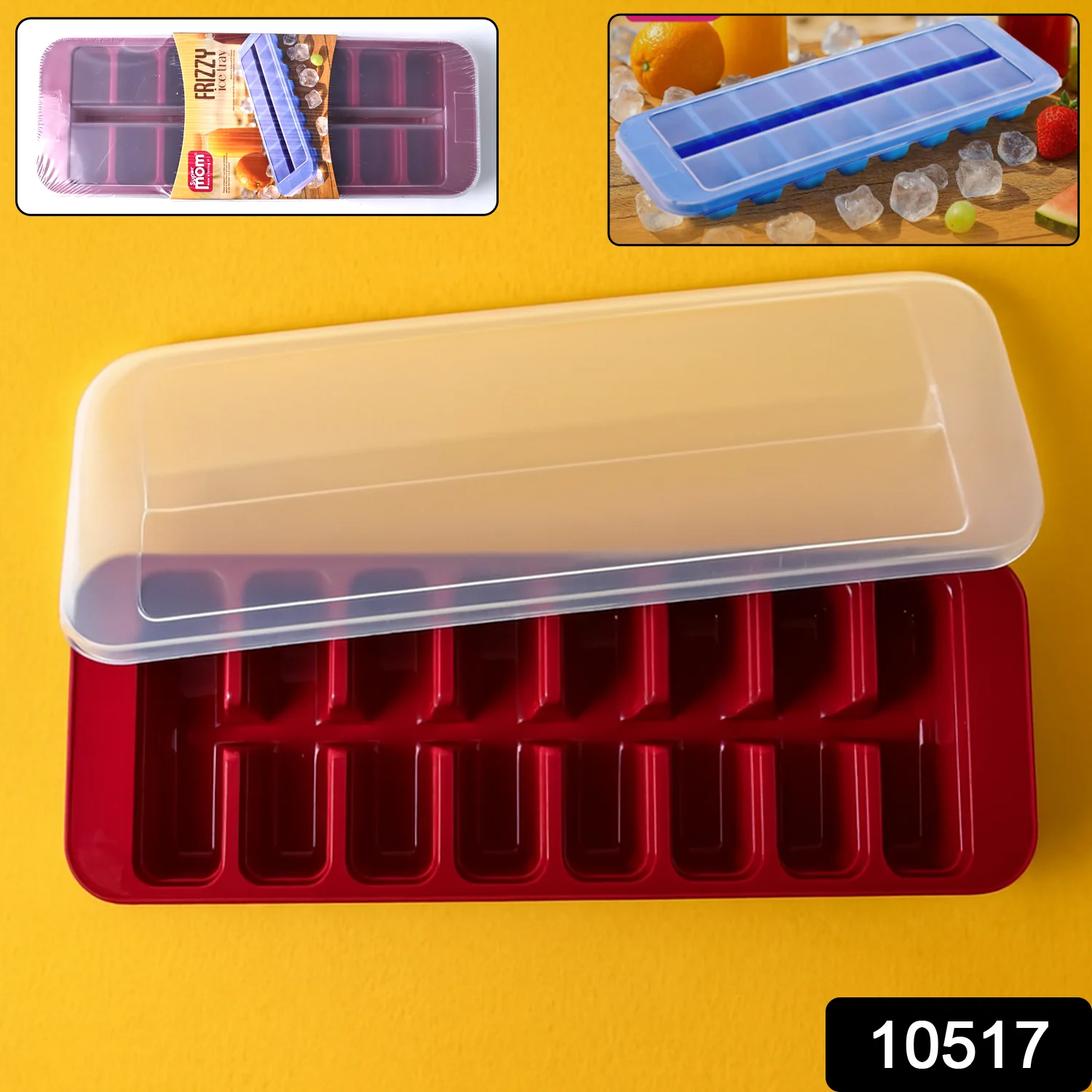 Supermom Frizzy Ice Tray with 2-in-1 Compartment for Ice Cubes and Storage Box (1 Pc) - Image 2