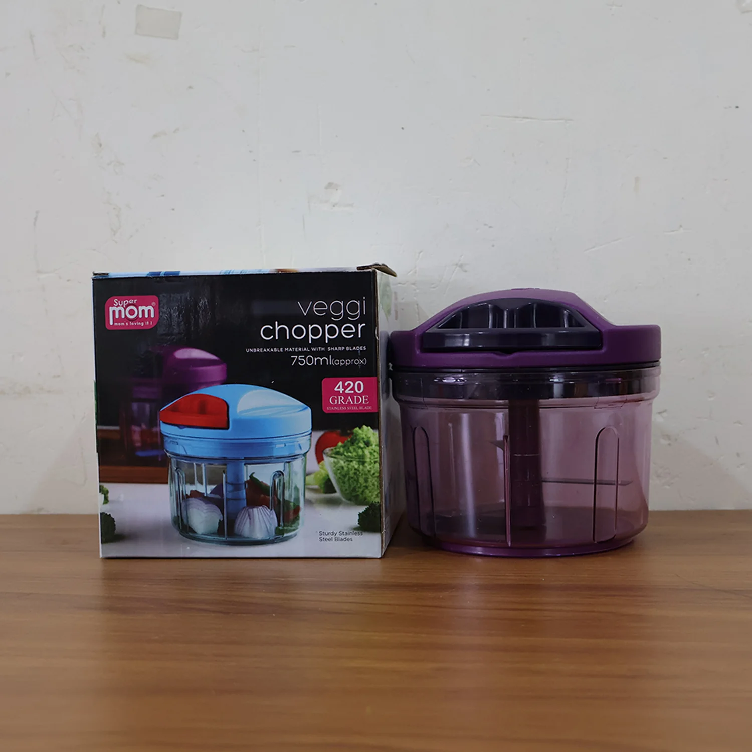 Supermom Handy Vegetable Chopper 750 ml - (1 pc) - Image 8