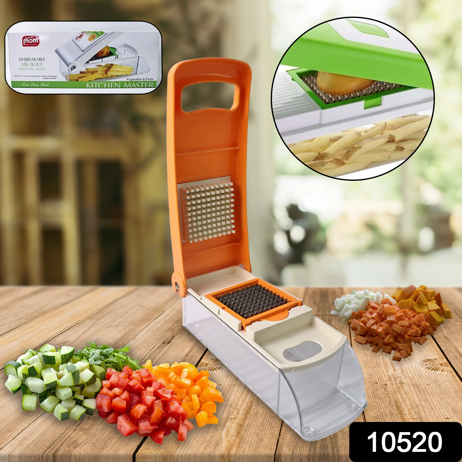 Supermom Kitchen Master Vegetable & Fruit Chopper (1 Pc) - Image 2