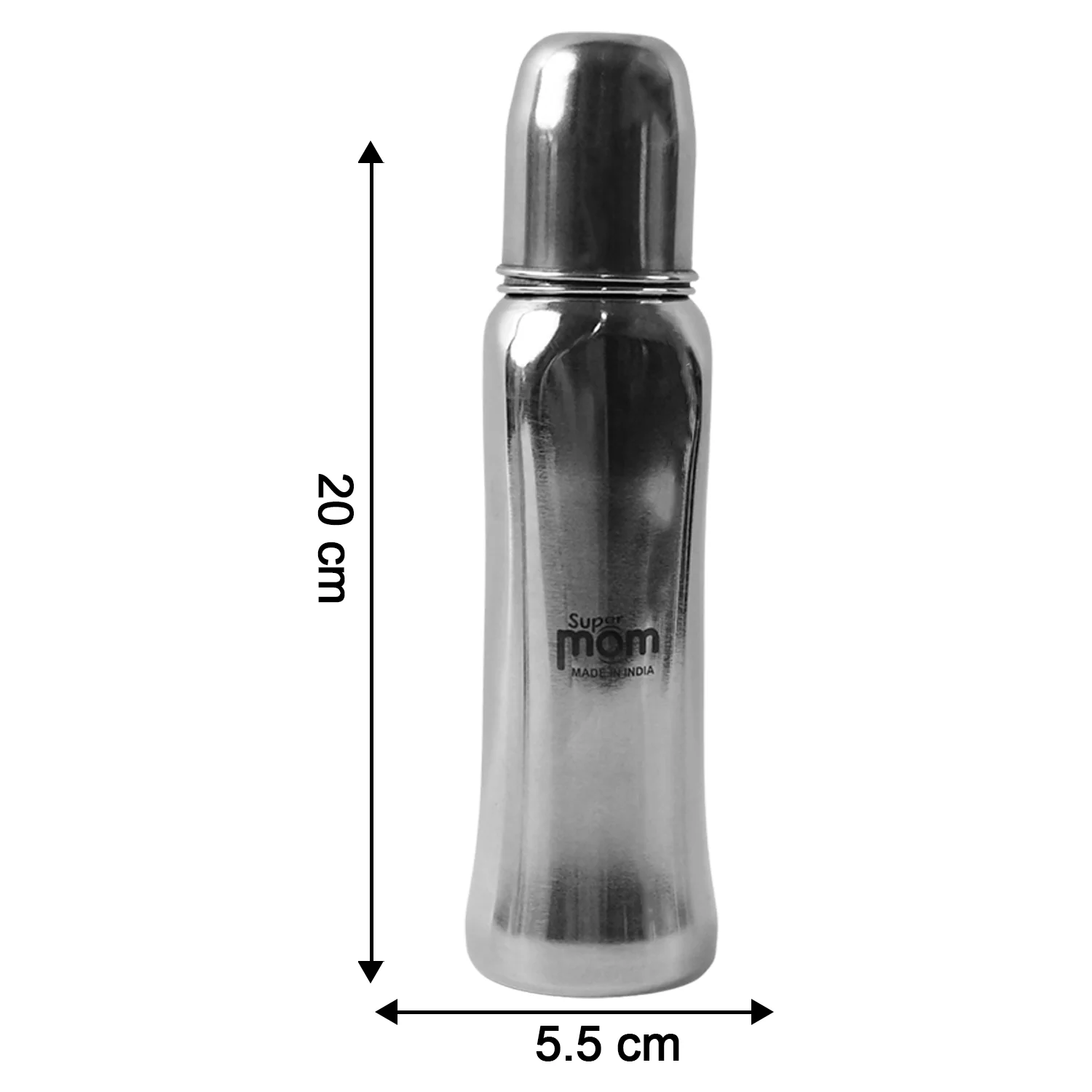 Supermom Lion Stainless Steel Feeding Bottle – 250ml - Image 6