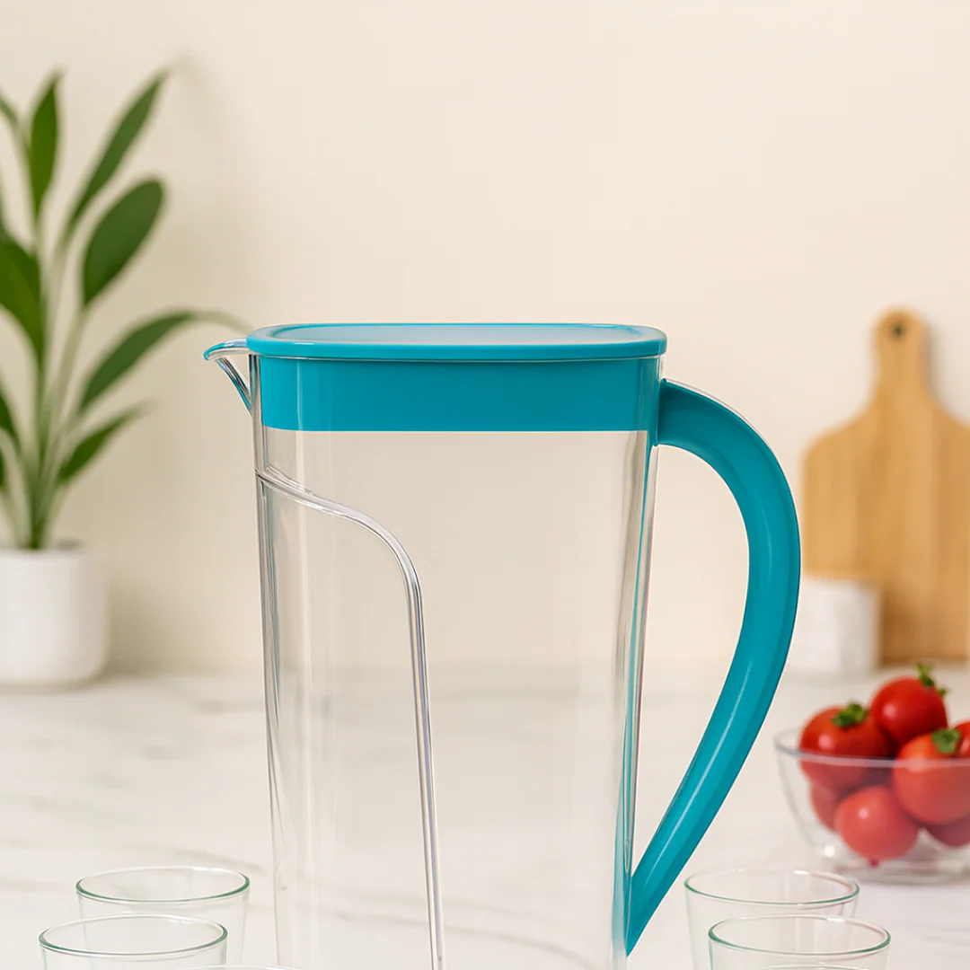 Supermom Plastic Marina Jug with 6 Glass Set - Image 5