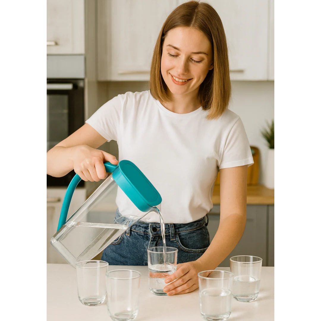 Supermom Plastic Marina Jug with 6 Glass Set - Image 7