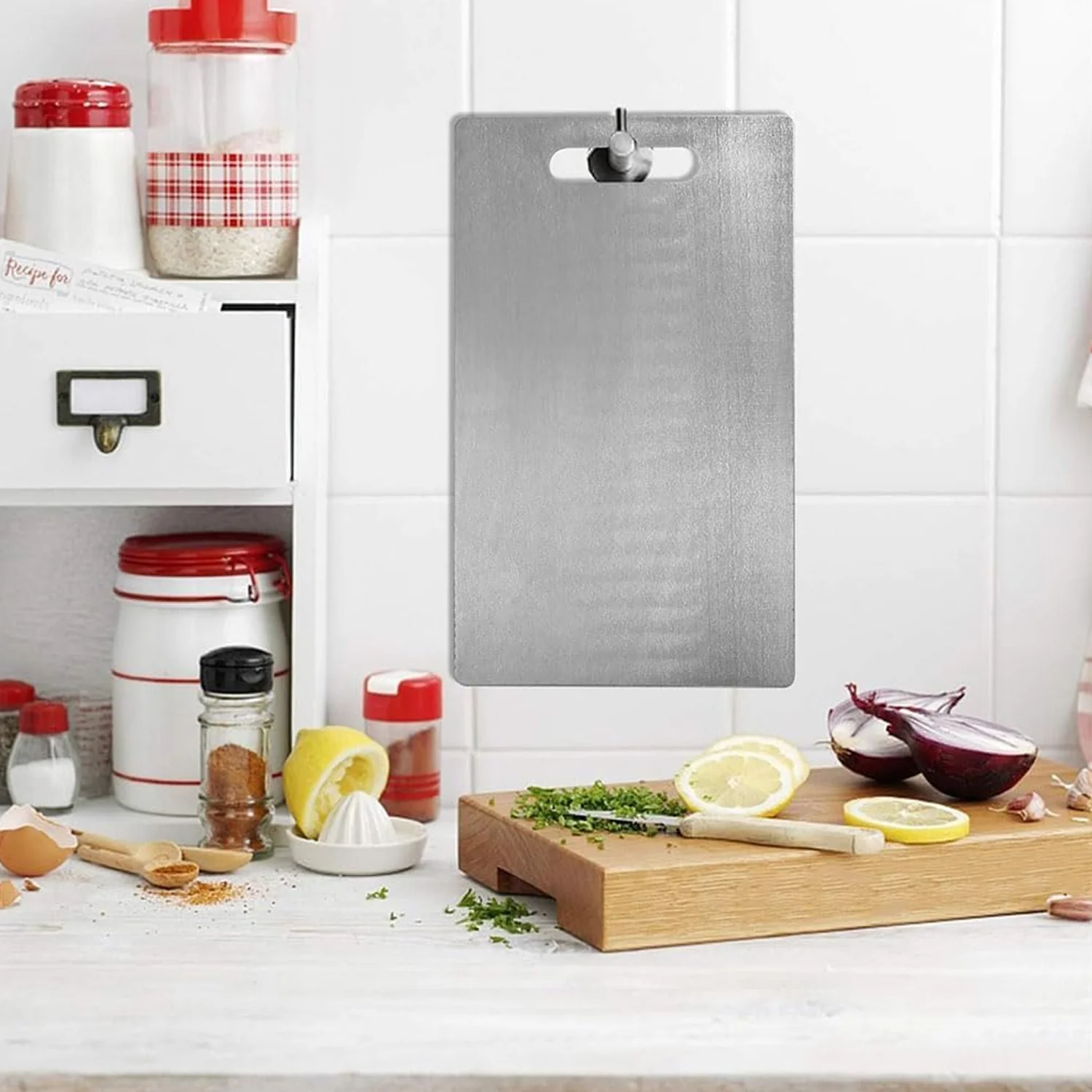 Supermom Medium Stello Stainless Steel Chopping Board - Image 7