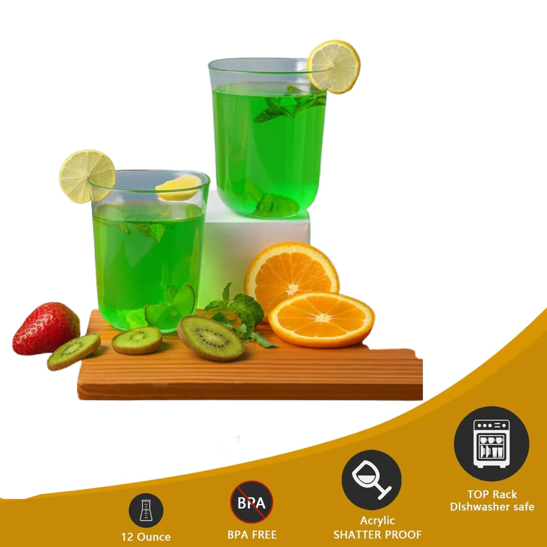Supermom Plastic Mojito Glass 300ML Set of 6 Pc - Image 3