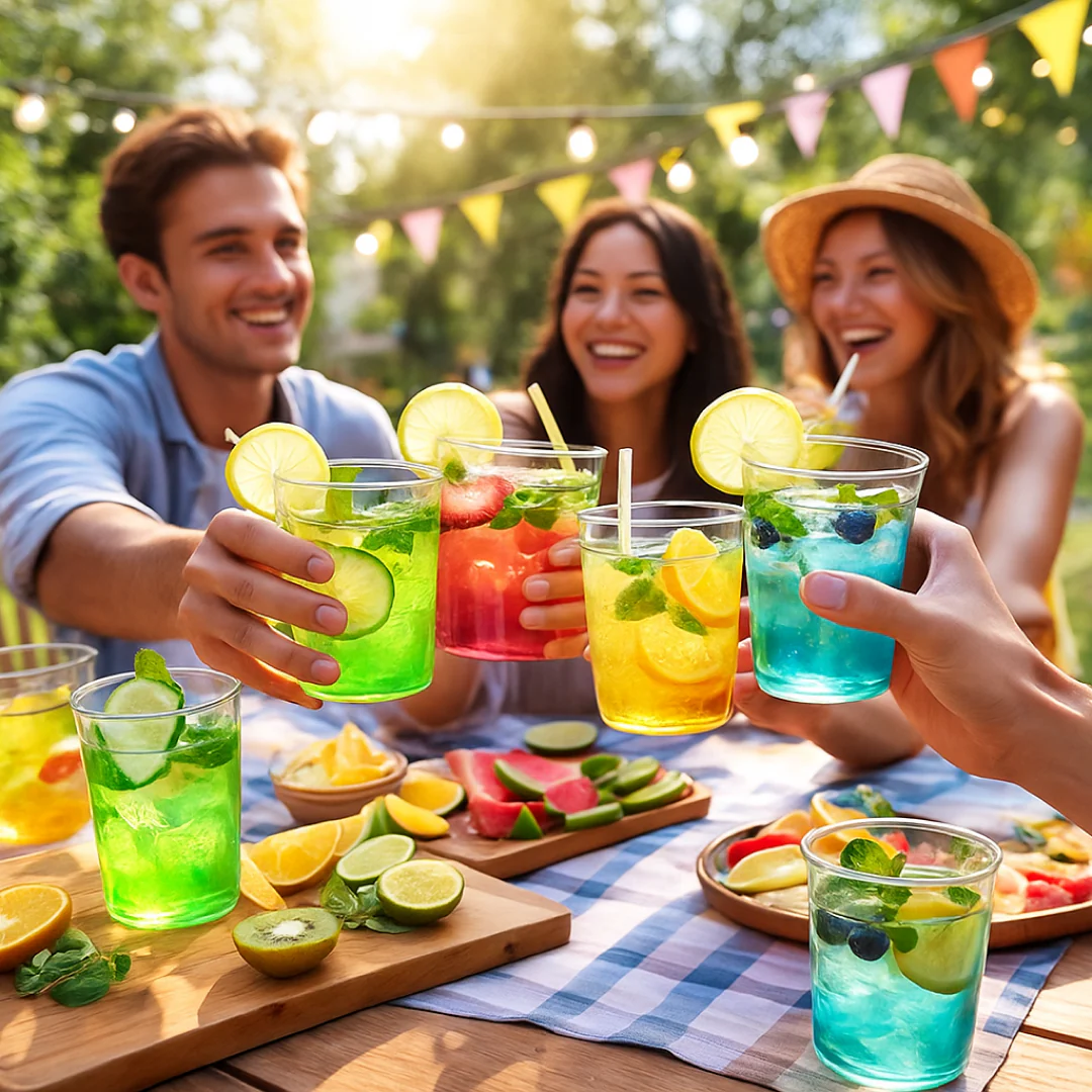 Supermom Plastic Mojito Glass 300ML Set of 6 Pc - Image 4