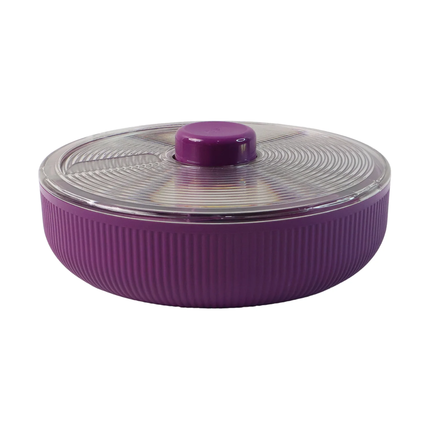 Supermom Multipurpose Round Rotating Dry Fruit & Snack Storage Container (1 Pc) - Image 5