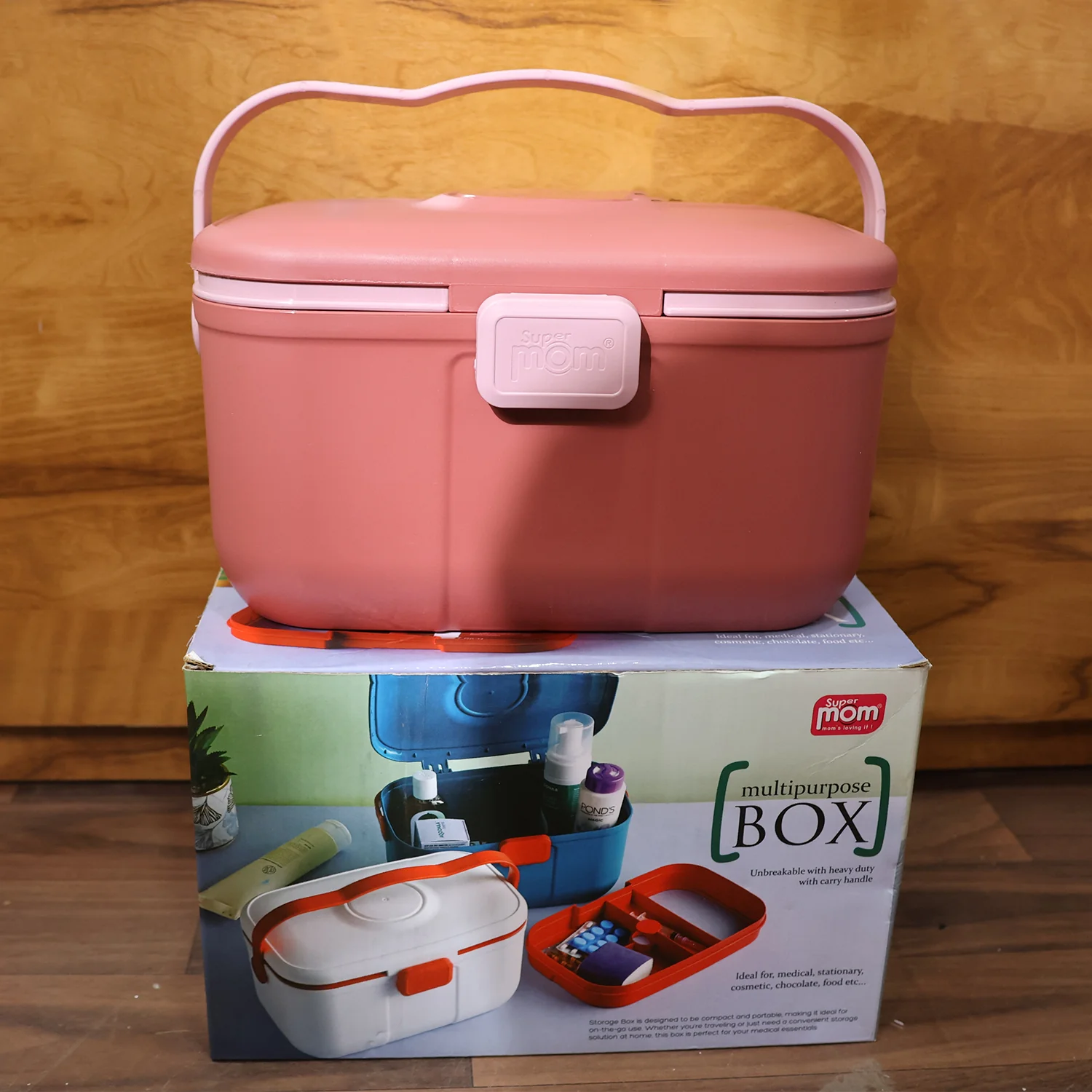 Supermom Multipurpose Storage Box with Handle (1 Pc) - Image 9