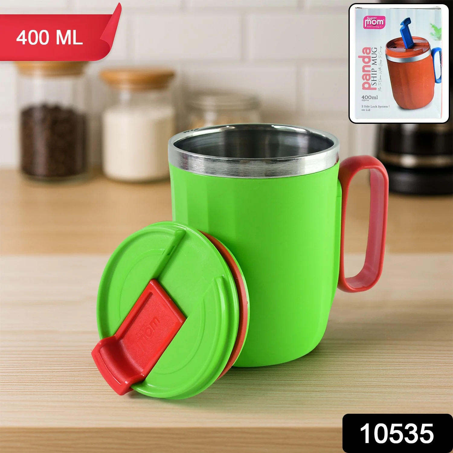 Supermom Panda Ship Mug (400ML / 1 Pc) - Image 2
