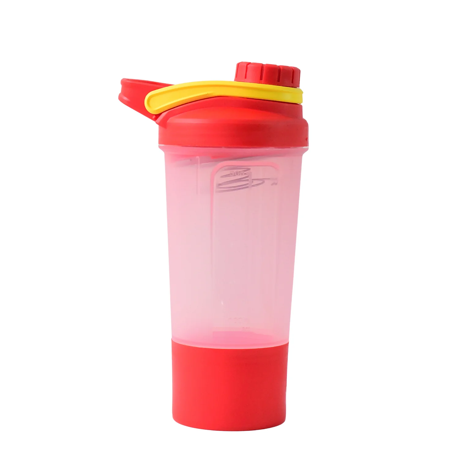 Supermom Plastic Premium Booster Gym Shaker Bottle with Mixing Ball (550ml / 1 Pc) - Image 5