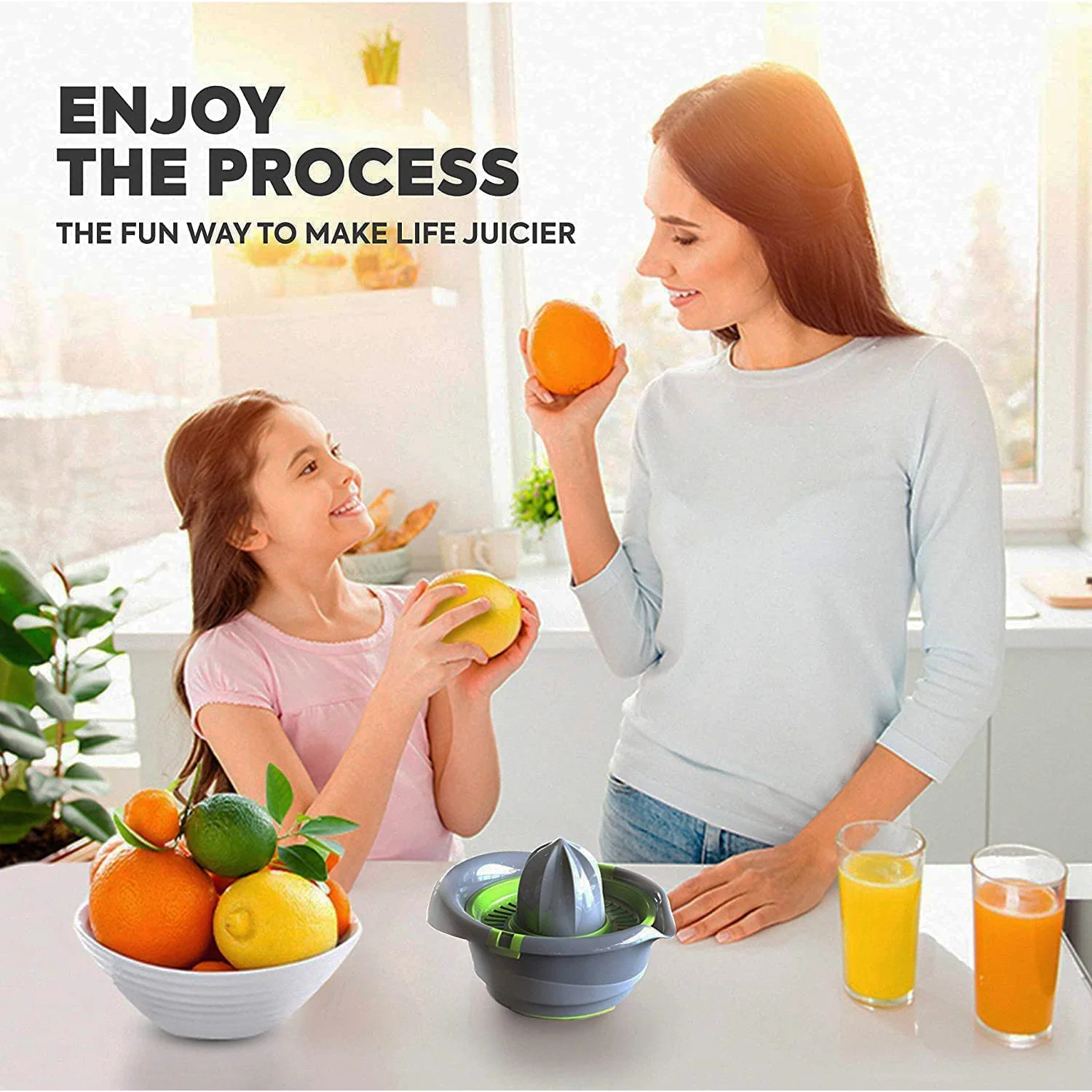Supermom Plastic Premium Manual Hand Press Citrus Juicer (1 Pc) - Image 7