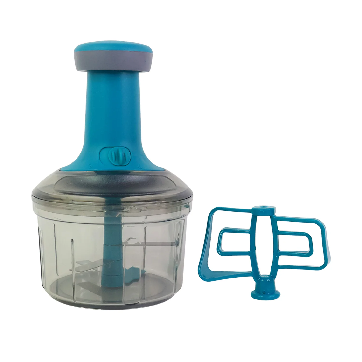 Supermom Premium Manual Push Chopper and Vegetable Cutter (750ml / 1 Pc) - Image 5