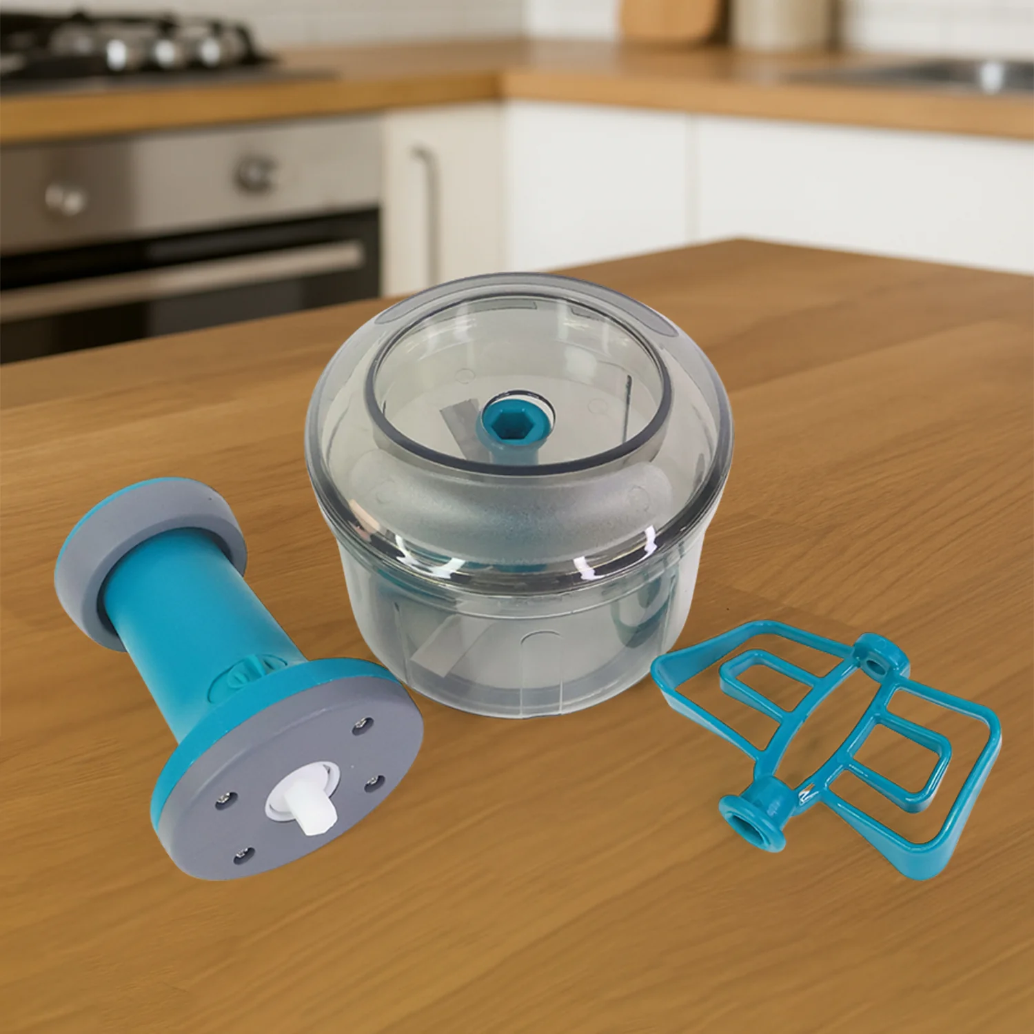 Supermom Premium Manual Push Chopper and Vegetable Cutter (750ml / 1 Pc) - Image 7