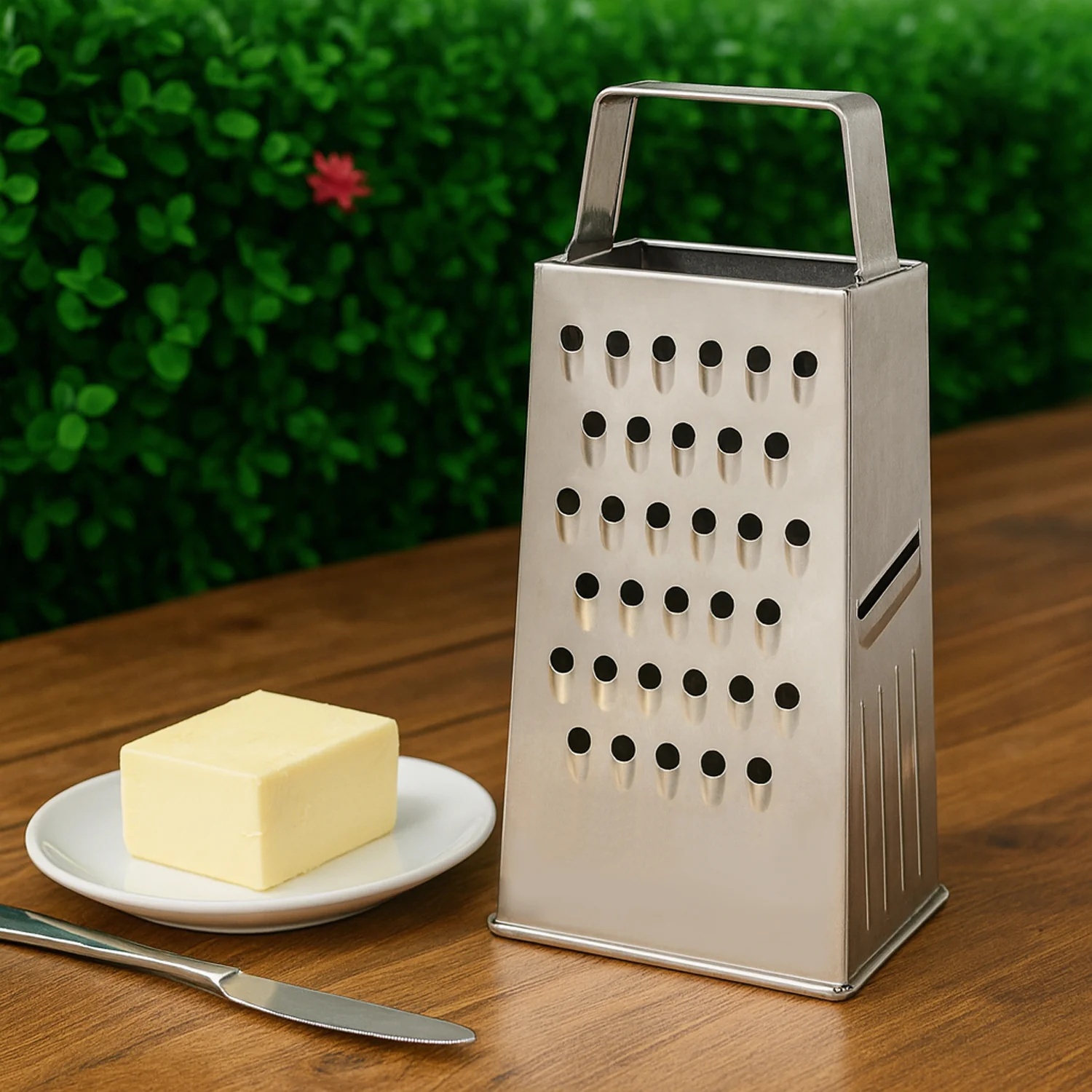 Supermom Premium 5-in-1 Stainless Steel Grater and Slicer - Image 4