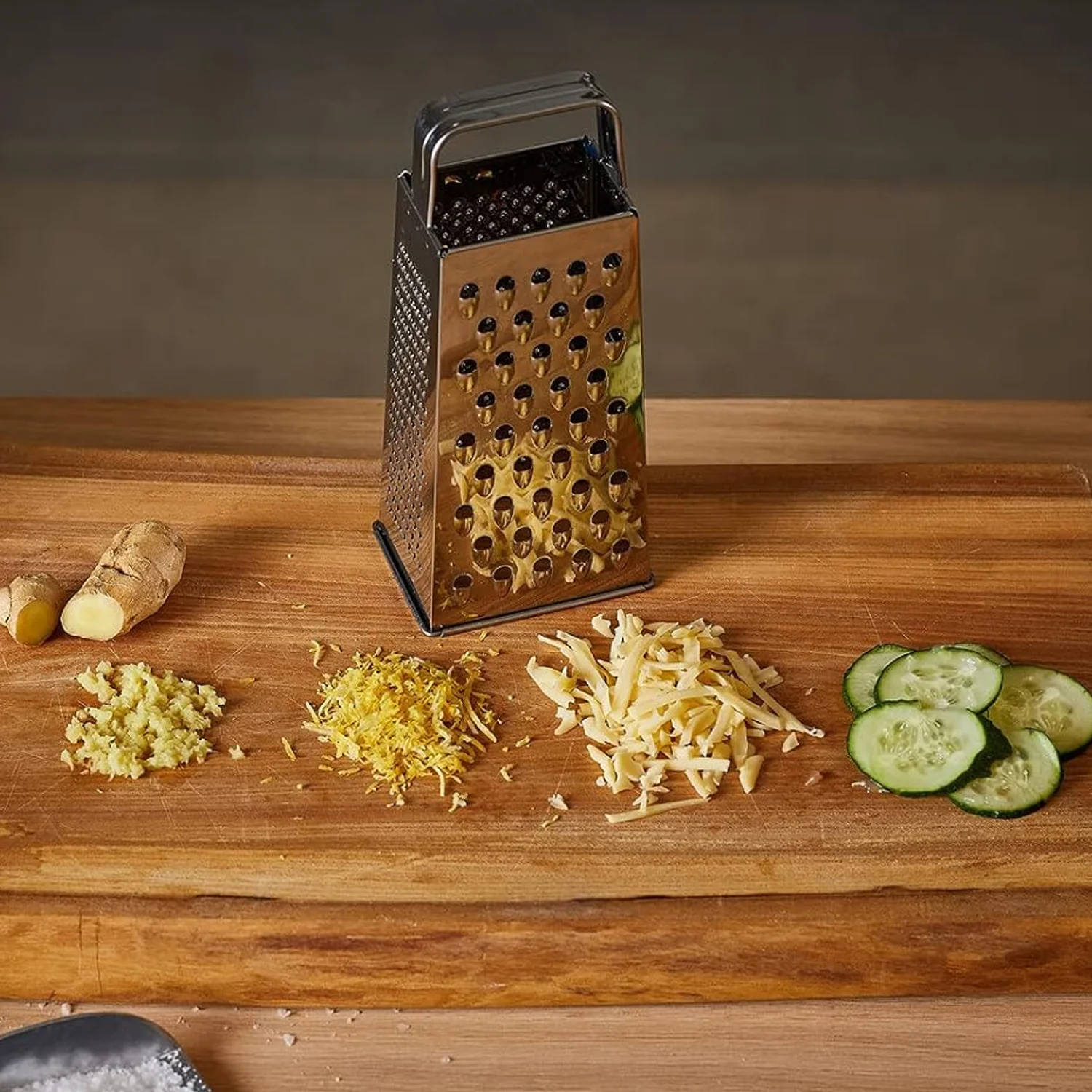 Supermom Premium 5-in-1 Stainless Steel Grater and Slicer - Image 9