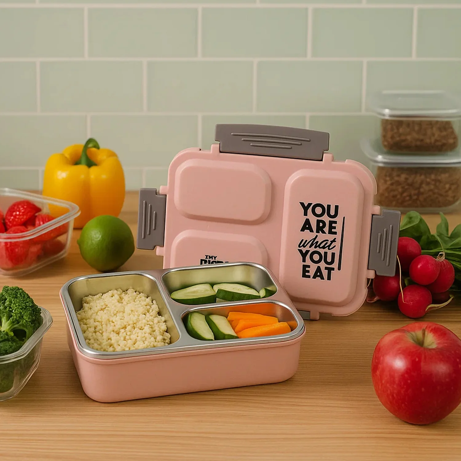 Supermom Premium Stainless Steel Inner Lunch Box (1 Pc) - Image 4