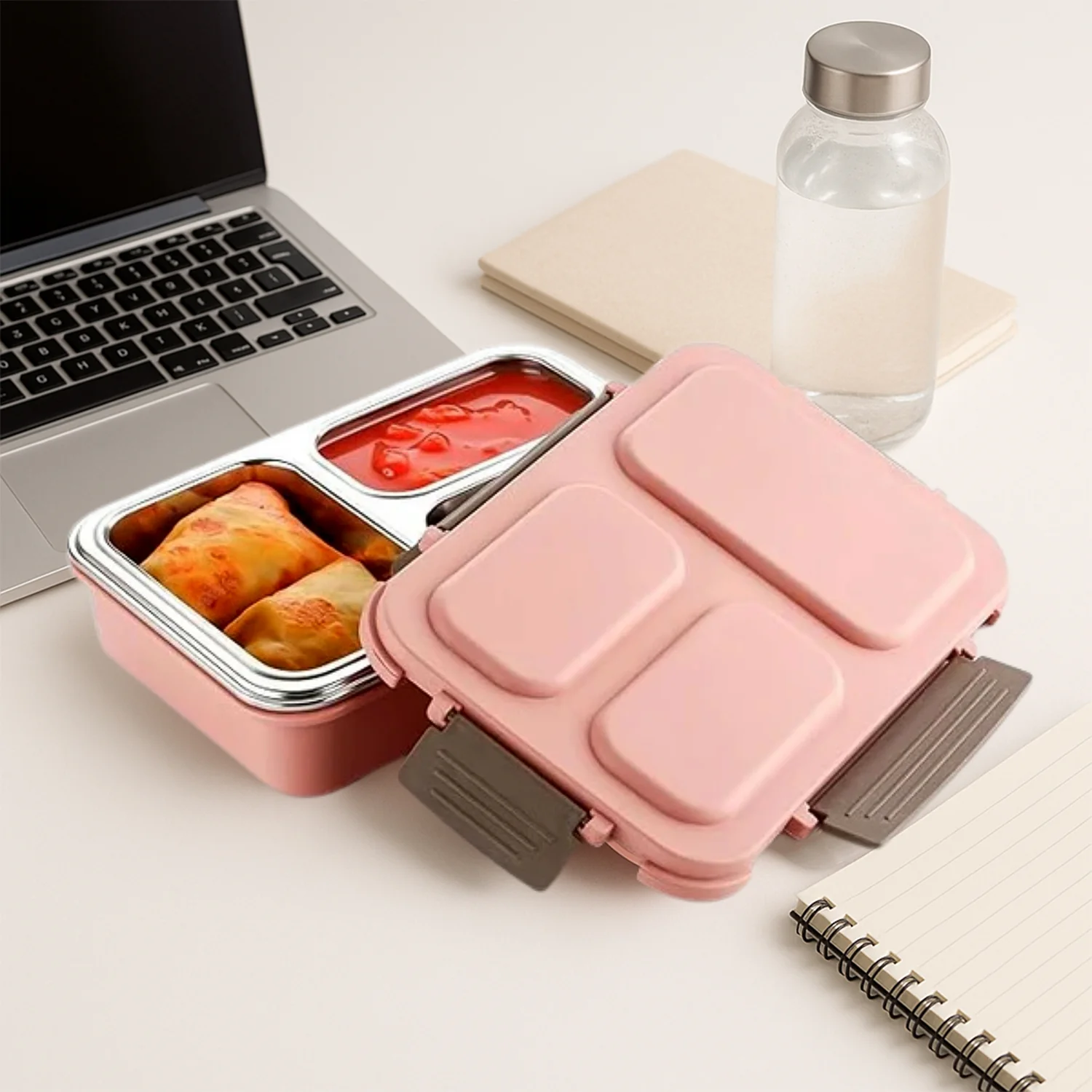 Supermom Premium Stainless Steel Inner Lunch Box (1 Pc) - Image 7